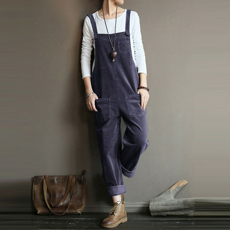 BLAKELY Retro Stil Cord Overall 4