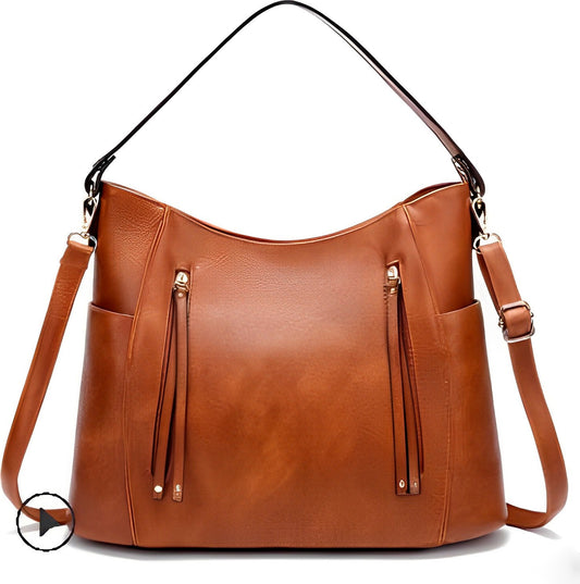 Carlota | Stilvolle Damen Vintage Ledertasche 1
