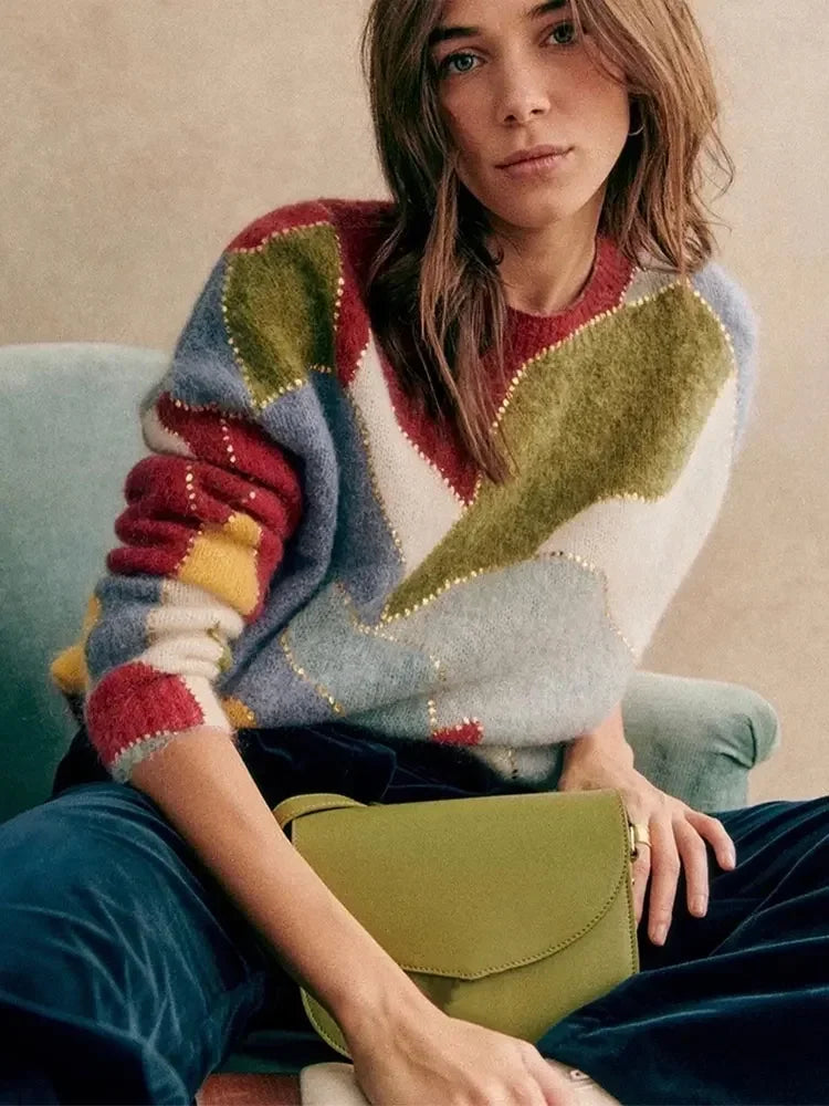 Elida - Mehrfarbiger Pullover 2