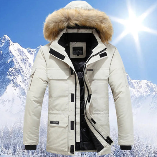 Tom - Winterjacke mit fellkapuze 1