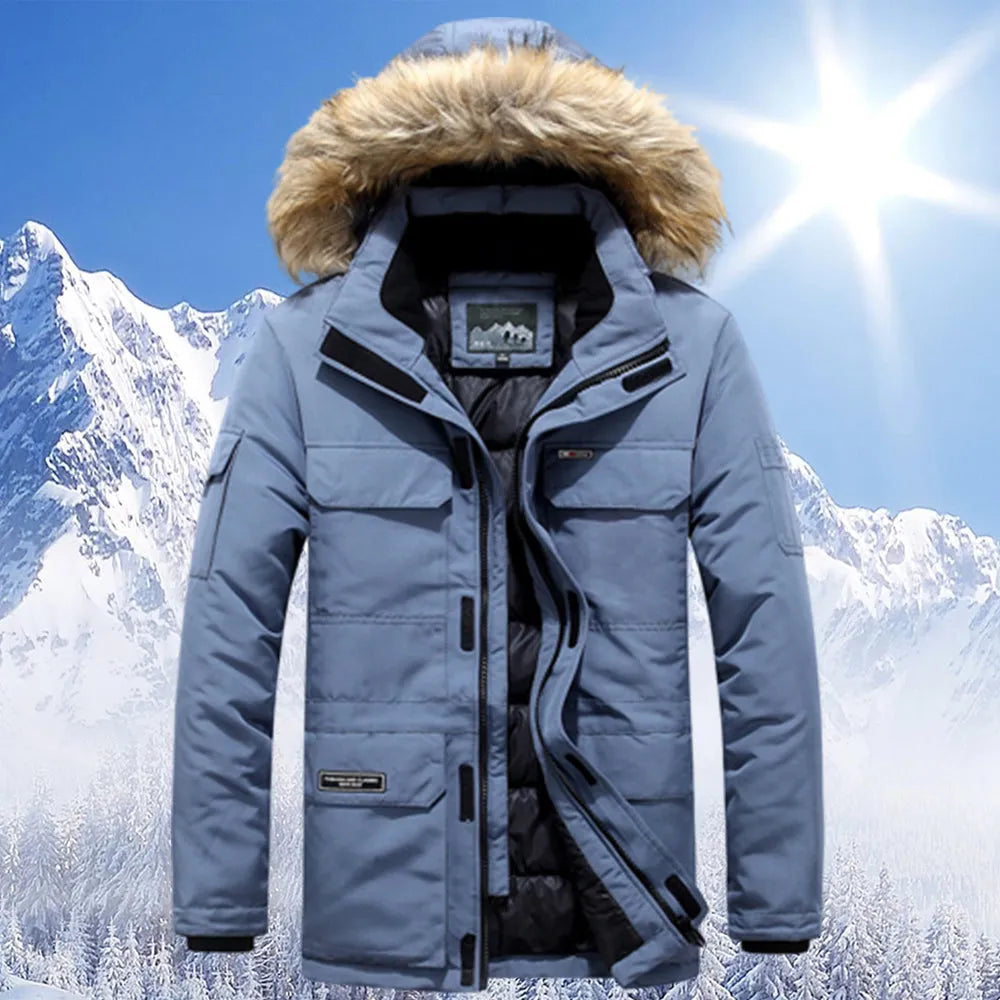 Tom - Winterjacke mit fellkapuze 5