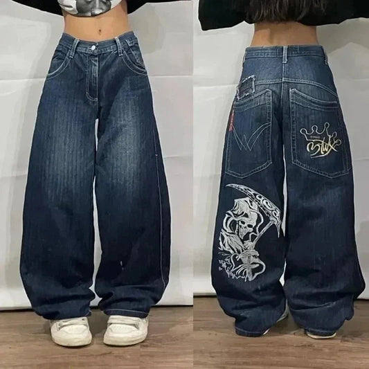 Y2K Baggy Harajuku Hosen für Frauen 1