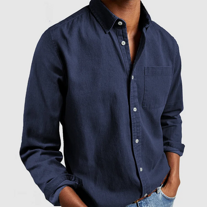 Alex Casual Shirt – Lässiges Langarmhemd aus 100% Baumwolle für Alltag & Business-Casual 0