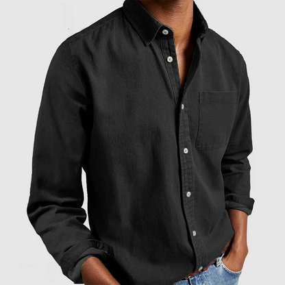 Alex Casual Shirt – Lässiges Langarmhemd aus 100% Baumwolle für Alltag & Business-Casual 4