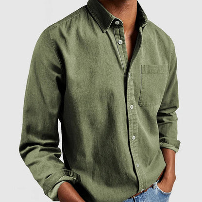 Alex Casual Shirt – Lässiges Langarmhemd aus 100% Baumwolle für Alltag & Business-Casual 5