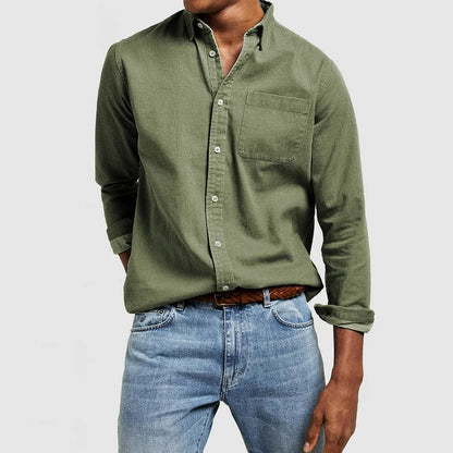 Alex Casual Shirt – Lässiges Langarmhemd aus 100% Baumwolle für Alltag & Business-Casual 6