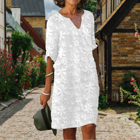 Amber – elegantes kleid für damen 0