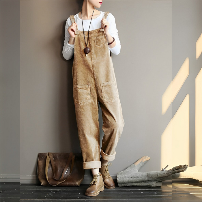 BLAKELY Retro Stil Cord Overall 1