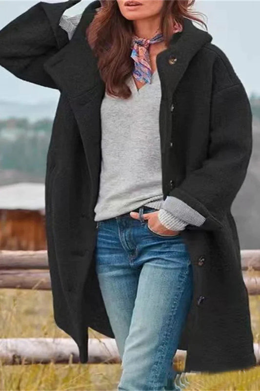 Crista | Eleganter einfarbiger Mantel 0