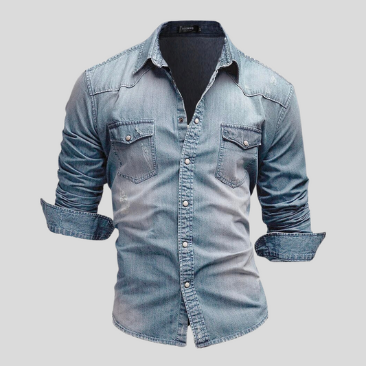 Davian | Herren-Denim-Hemd 0
