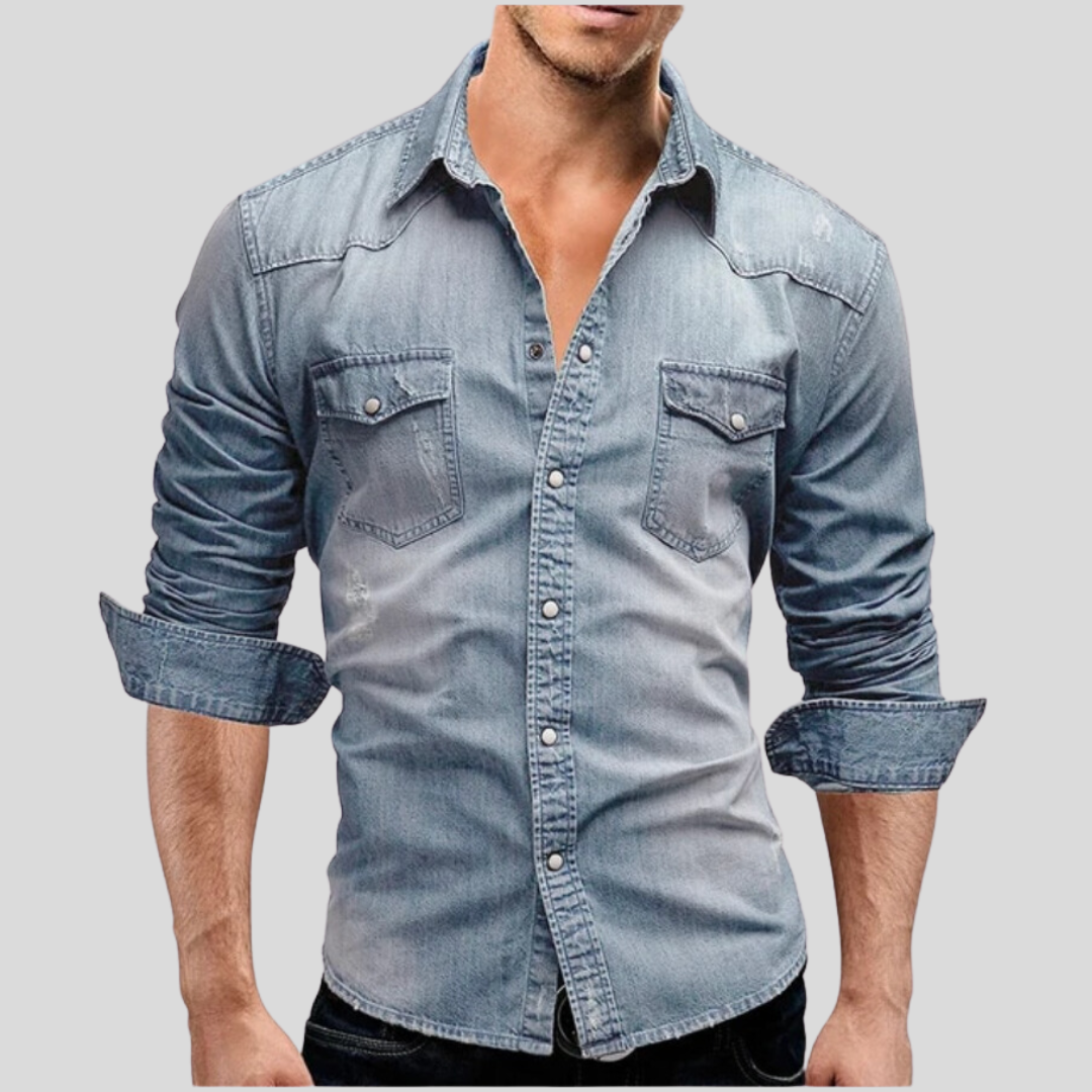 Davian | Herren-Denim-Hemd 1