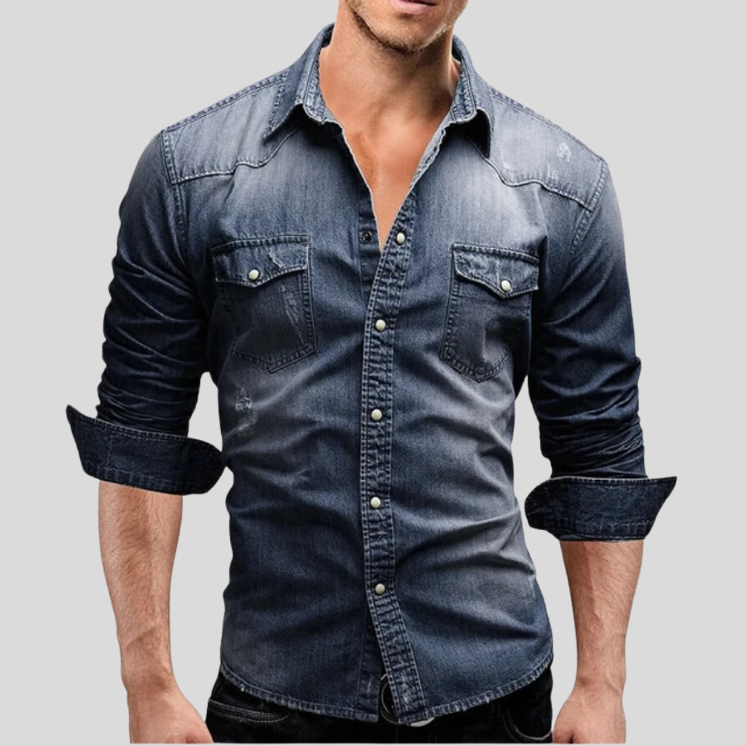 Davian | Herren-Denim-Hemd 2