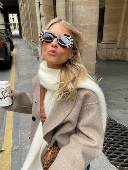 Diane - Eleganter Wollmantel 2