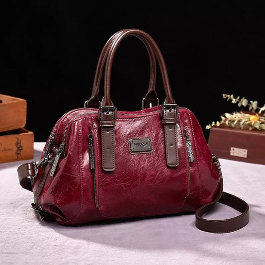 Eira | Damen Vintage Ledertasche 0