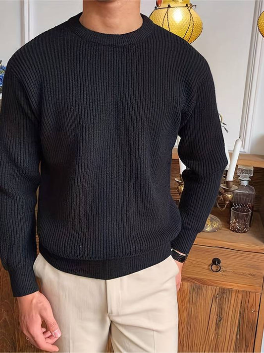 Eleganter strukturierter Pullover 1