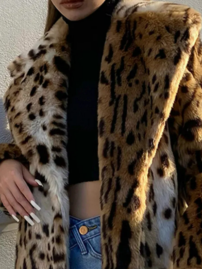 Felicitas Lose Tiger Druck Mantel 4