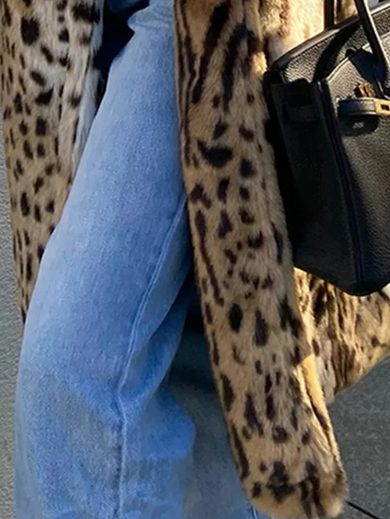 Felicitas Lose Tiger Druck Mantel 5