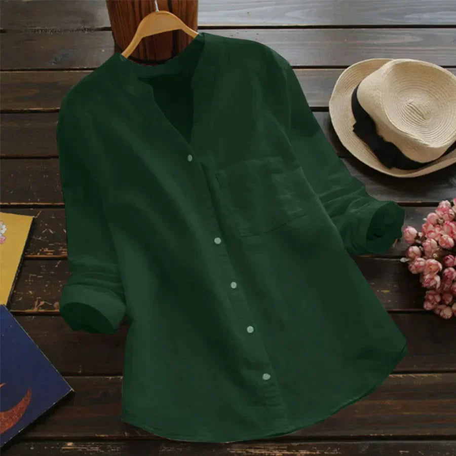 Flynn's Leinen-Baumwoll-Mischung Freizeithemd 5