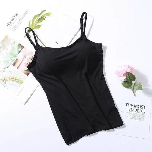 Gepolstertes Tank Top | Tank Top mit integriertem BH 0