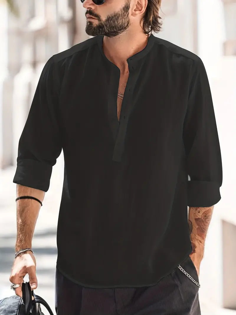 Hugo | Herren Leinenhemd 7