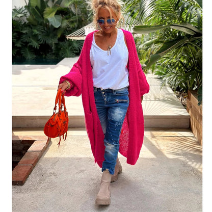 Irene - Stylische peace strickjacke 6