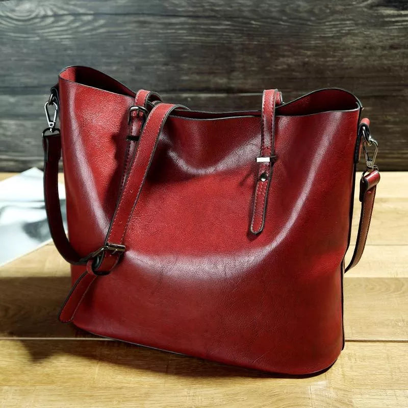 Jamie | Damen Vintage Leder Umhängetasche 4