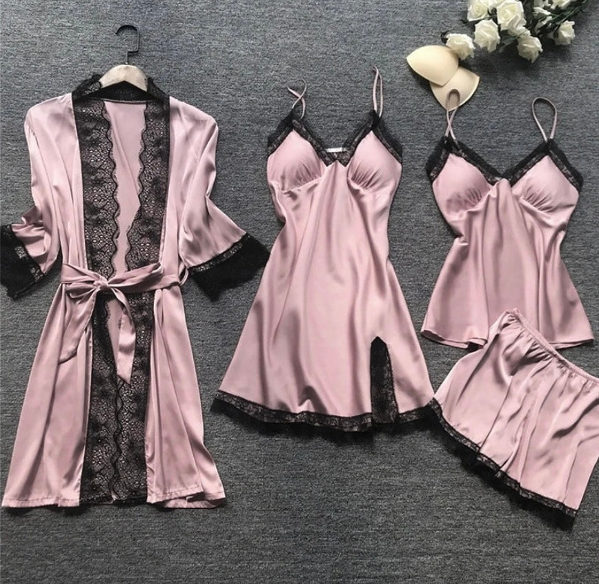 Jara - Satin-Pyjama-Set 0