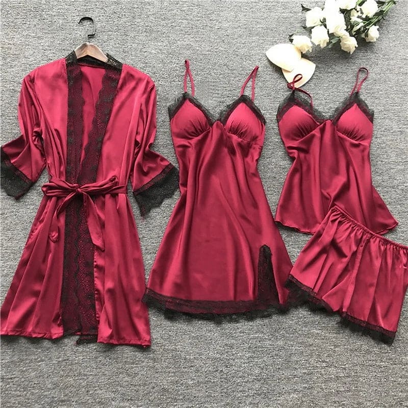Jara - Satin-Pyjama-Set 3