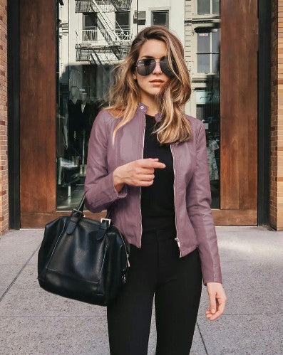 Komfortable Winter Lederjacke im modernen Stil für Damen | Perfekt für den Winter 10