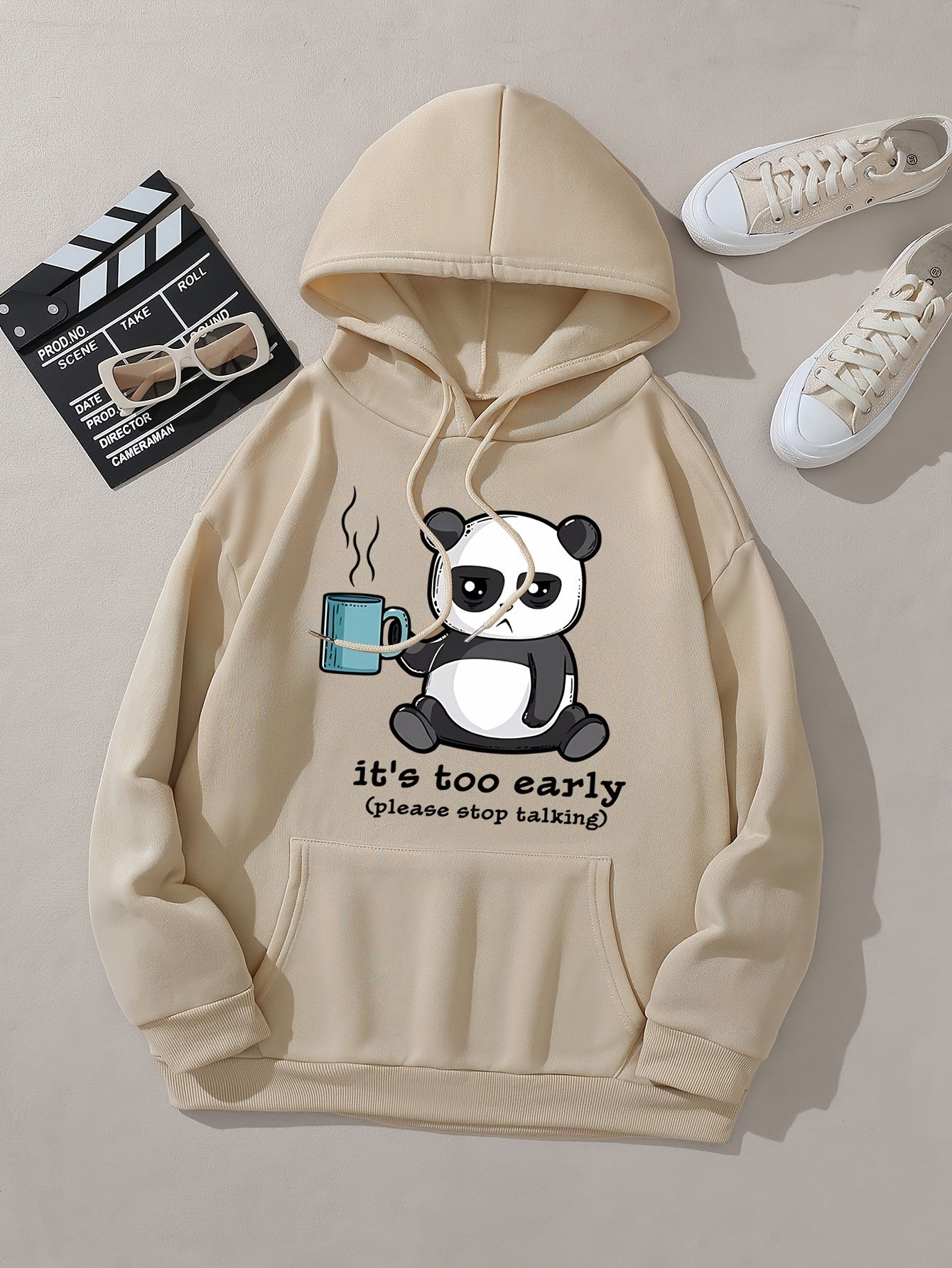 Lässiger Pullover Fleece Hoodie mit Kapuze für Damen | Perfekt für Freizeit 7