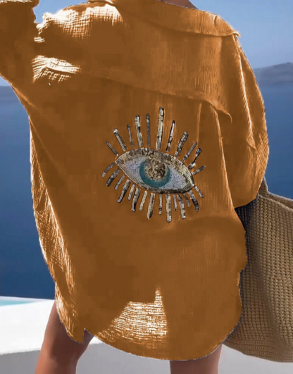 Miriam | Damen Hemd mit Nazar Auge 4