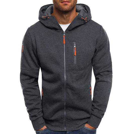 Oliver - stilvolle tech fleece jacke für herren 0