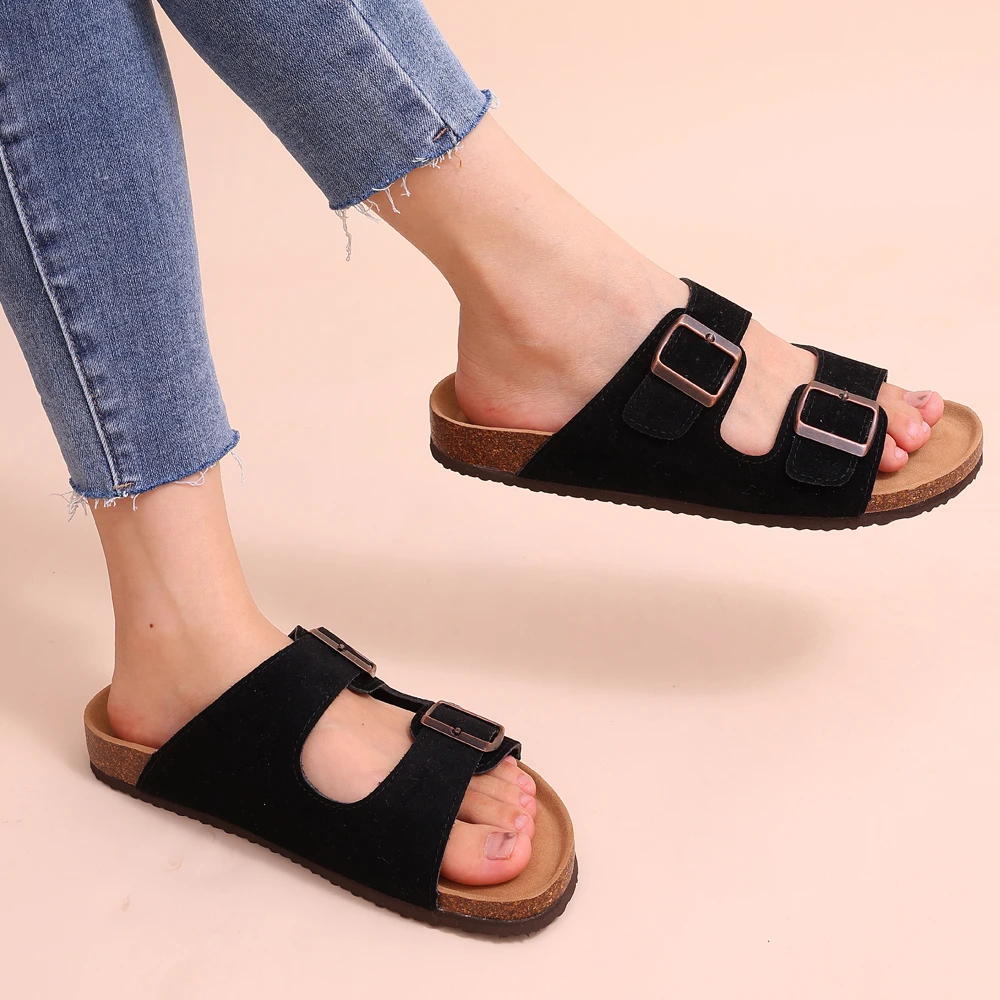 Orthopädische Sandalen mit Korkfußbett 4