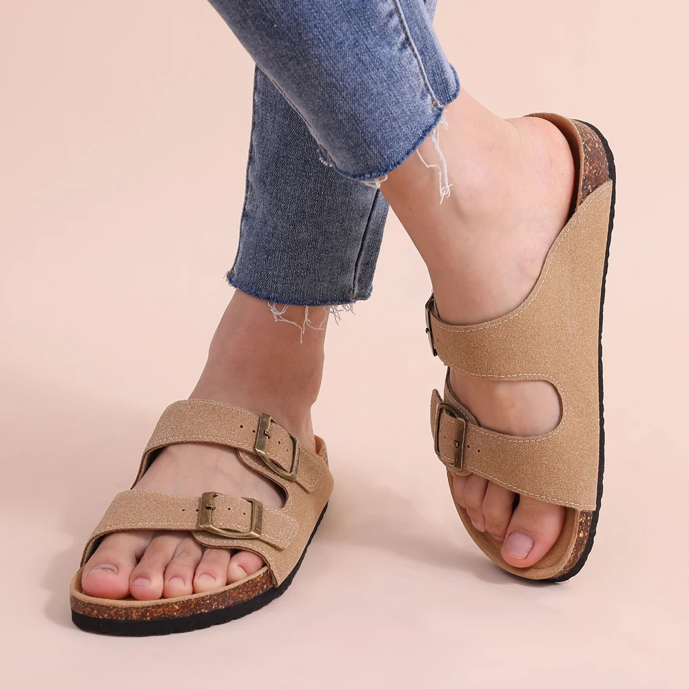 Orthopädische Sandalen mit Korkfußbett 5