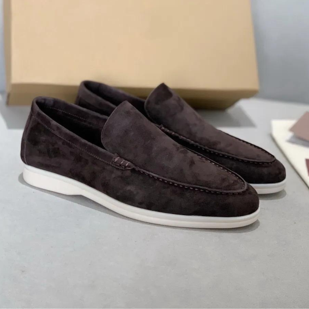 Stefano Luxus-Loafers aus Wildleder – Elegante Slipper mit Lederinnensohle für Herren 7