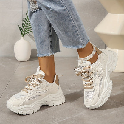 Stylische Mesh-Chunky Sneakers für Damen | Perfekt für den Alltag 1