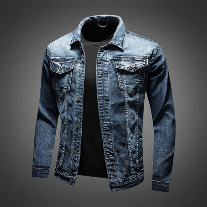 Stylische denim-jacke - mherk 0