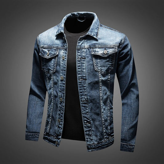 Stylische denim-jacke - mherk 0