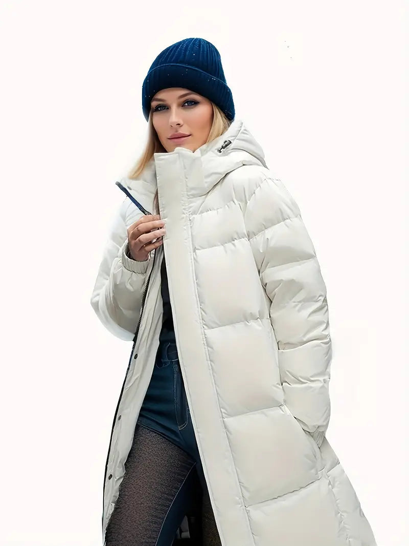 Stylischer Langer Winter Daunenparka Für Damen | Perfekt für Outdoor-Aktivitäten 5