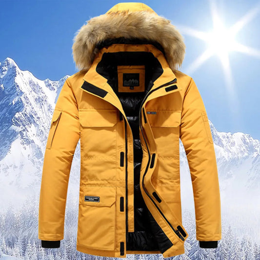 Tom - Winterjacke mit fellkapuze 0