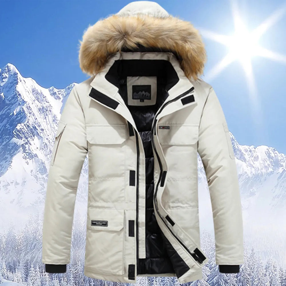 Tom - Winterjacke mit fellkapuze 1