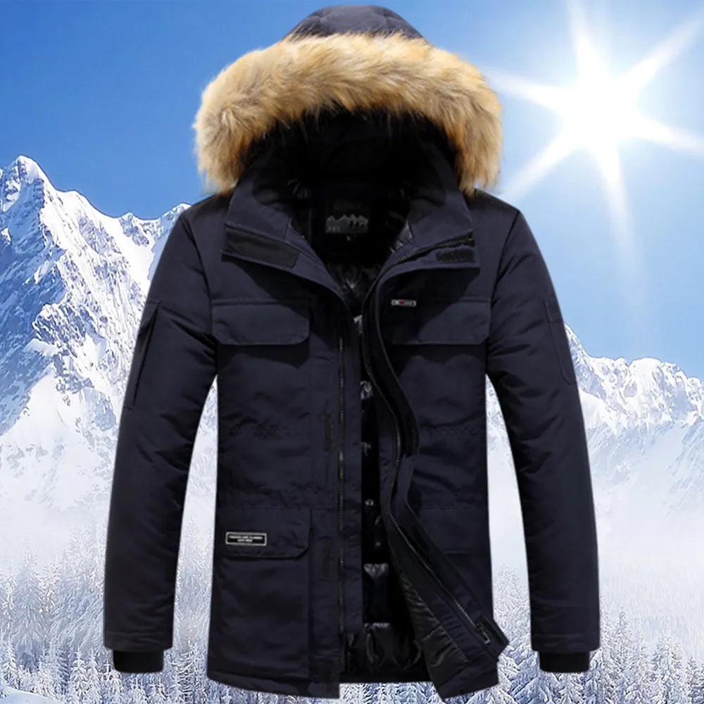 Tom - Winterjacke mit fellkapuze 4