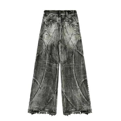 Vintage Hip Hop Baggy Jeans für Herren 0