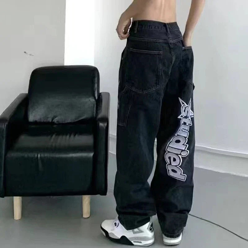 Y2K Baggy Harajuku Hosen für Frauen 14
