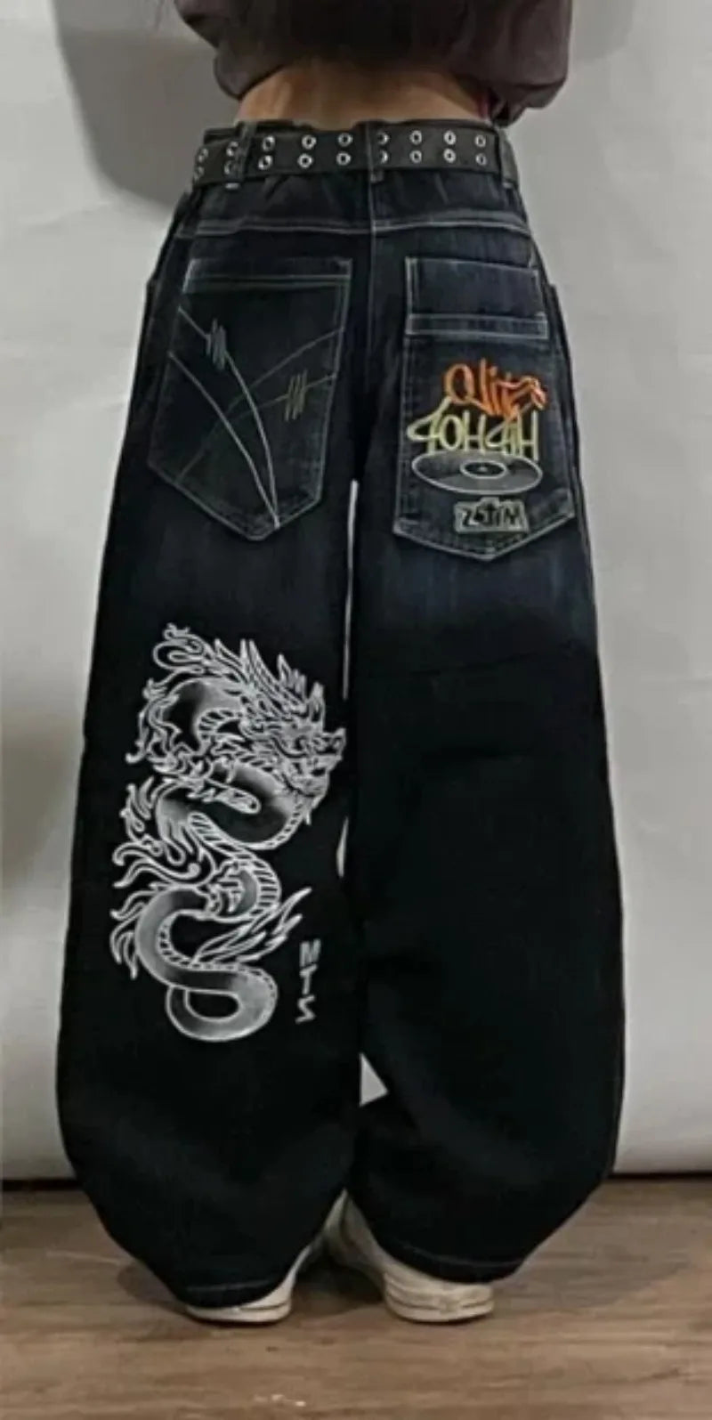 Y2K Baggy Harajuku Hosen für Frauen 3