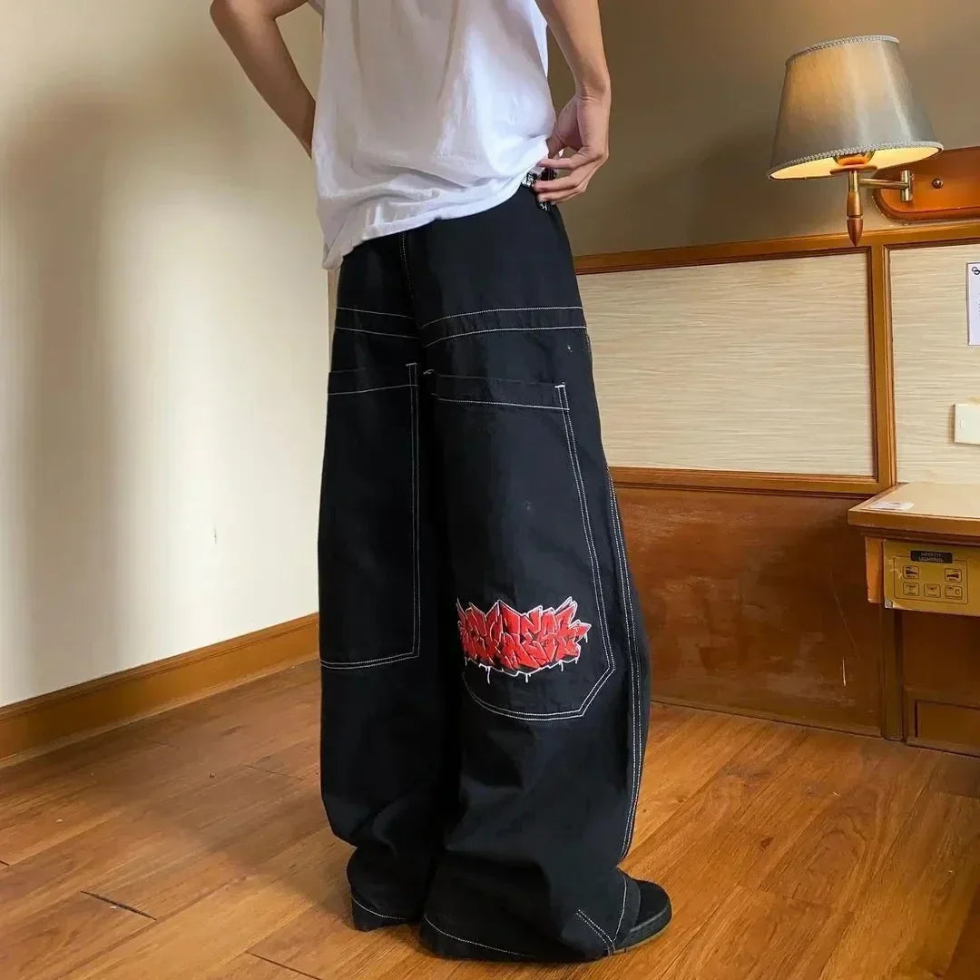 Y2K Baggy Harajuku Hosen für Frauen 8