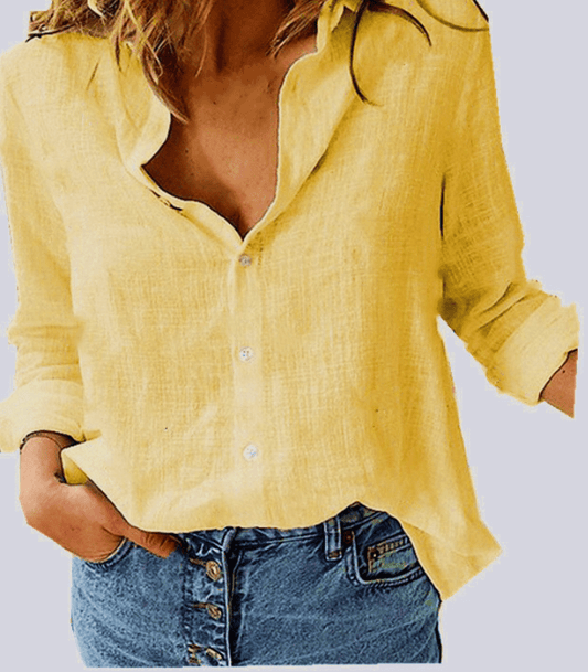 Yanna - Langärmligs Shirt - Lässig - Atmigsaktive Materialie - Alltagsauglich für Damen 0